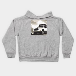 Toyota Land Cruiser off roading Kids Hoodie